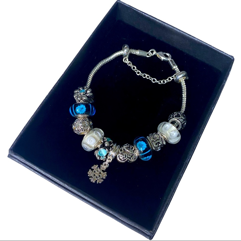 Winter ❄️ Blue Charm Bracelet